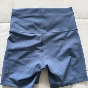 lululemon athletica Slate Blue Bike Shorts